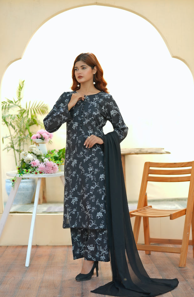 3pcs pure printed Simple Brand Winter Collection