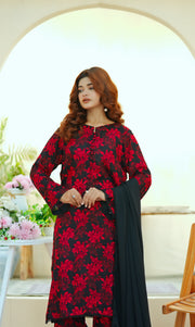 3pcs pure printed Simple Brand Winter Collection