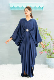 Kaftan With Pure Kundan Bunch