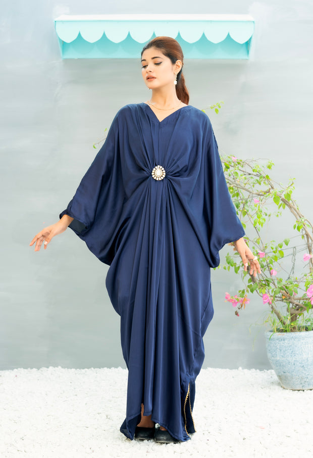 Kaftan With Pure Kundan Bunch