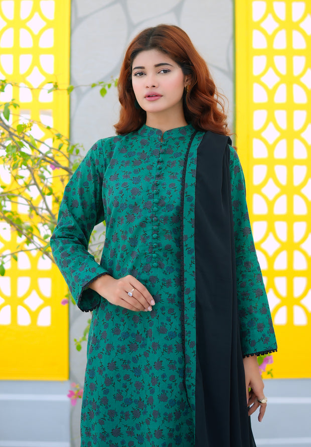 3pcs pure printed Simple Brand Winter Collection