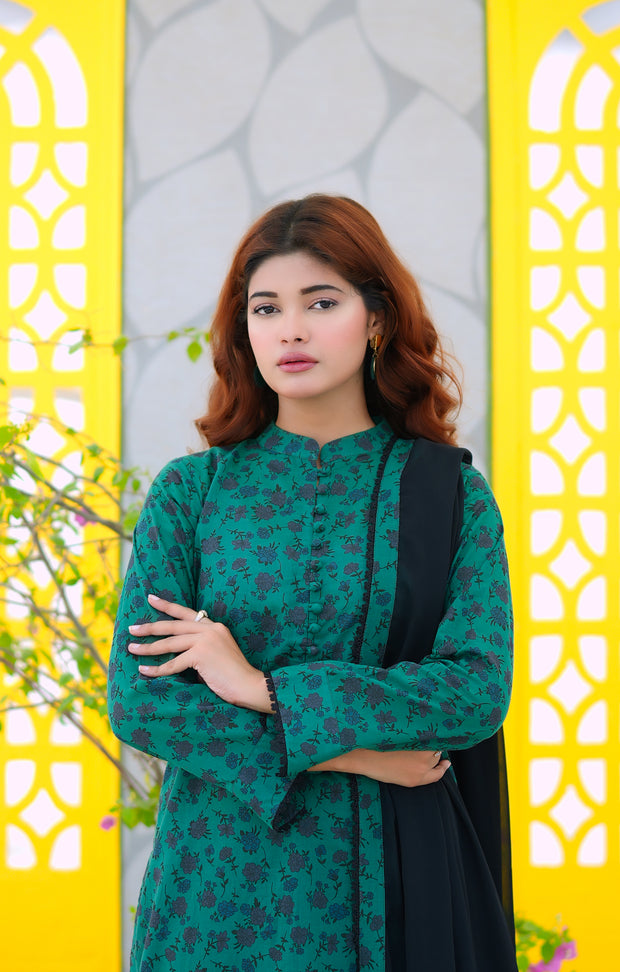 3pcs pure printed Simple Brand Winter Collection