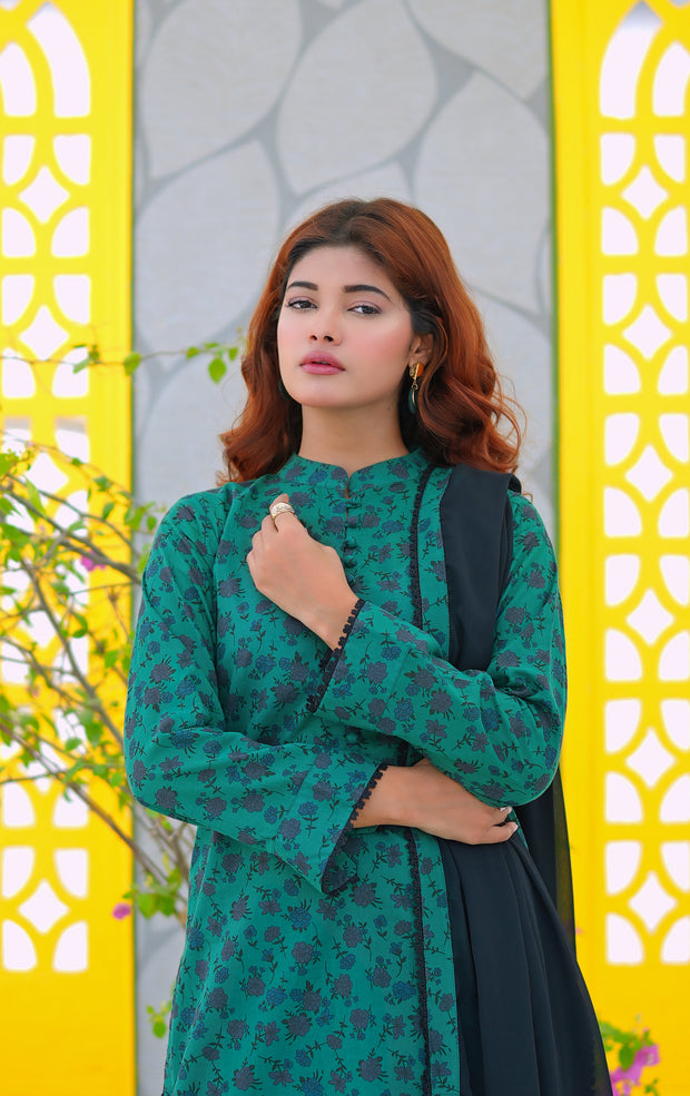 3pcs pure printed Simple Brand Winter Collection