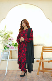 3pcs pure printed Simple Brand Winter Collection