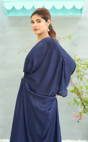 Kaftan With Pure Kundan Bunch