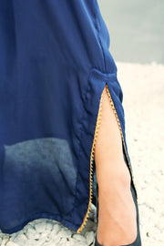 Kaftan With Pure Kundan Bunch