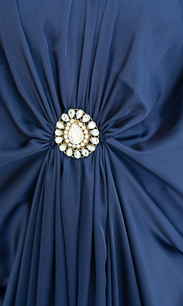 Kaftan With Pure Kundan Bunch