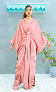 Kaftan With Pure Kundan Bunch